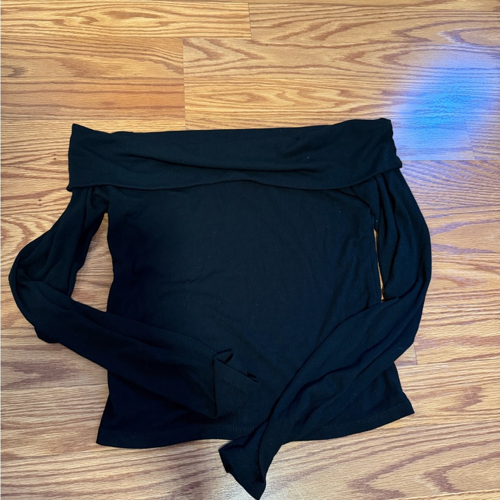 Cotton on Off-Shoulder Long Sleeve Top